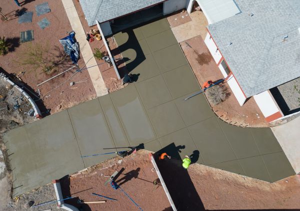 Concrete Driveway Finishing in Windsor