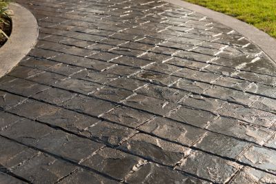 Walkway with Textured Finish