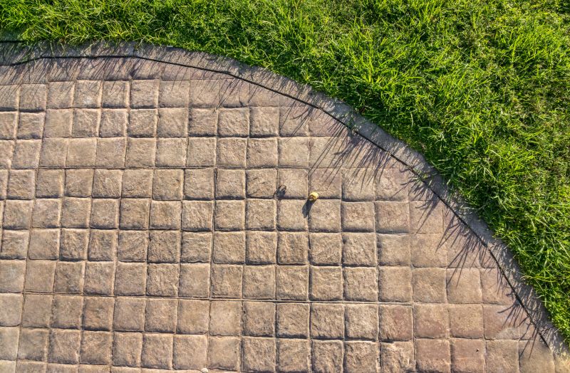 Stamped Pavement Installation